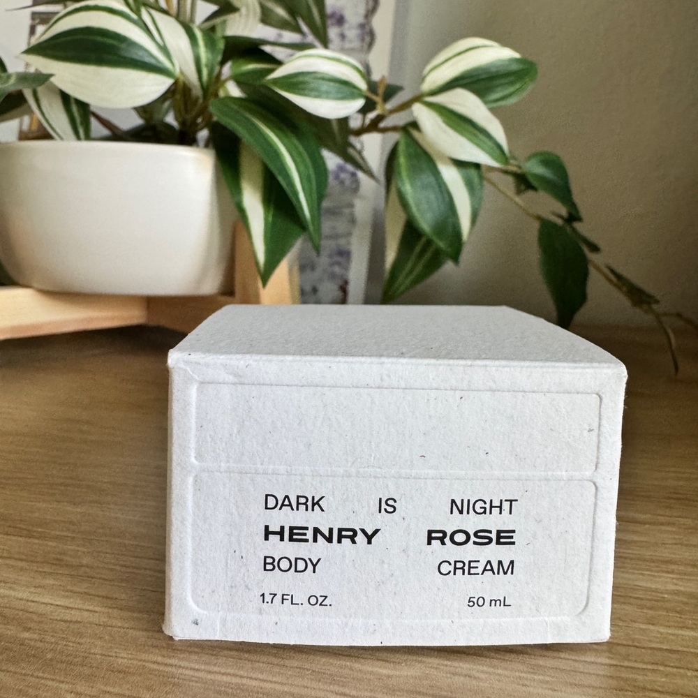 Henry Rose Dark is Night Body Cream 50ml w Box